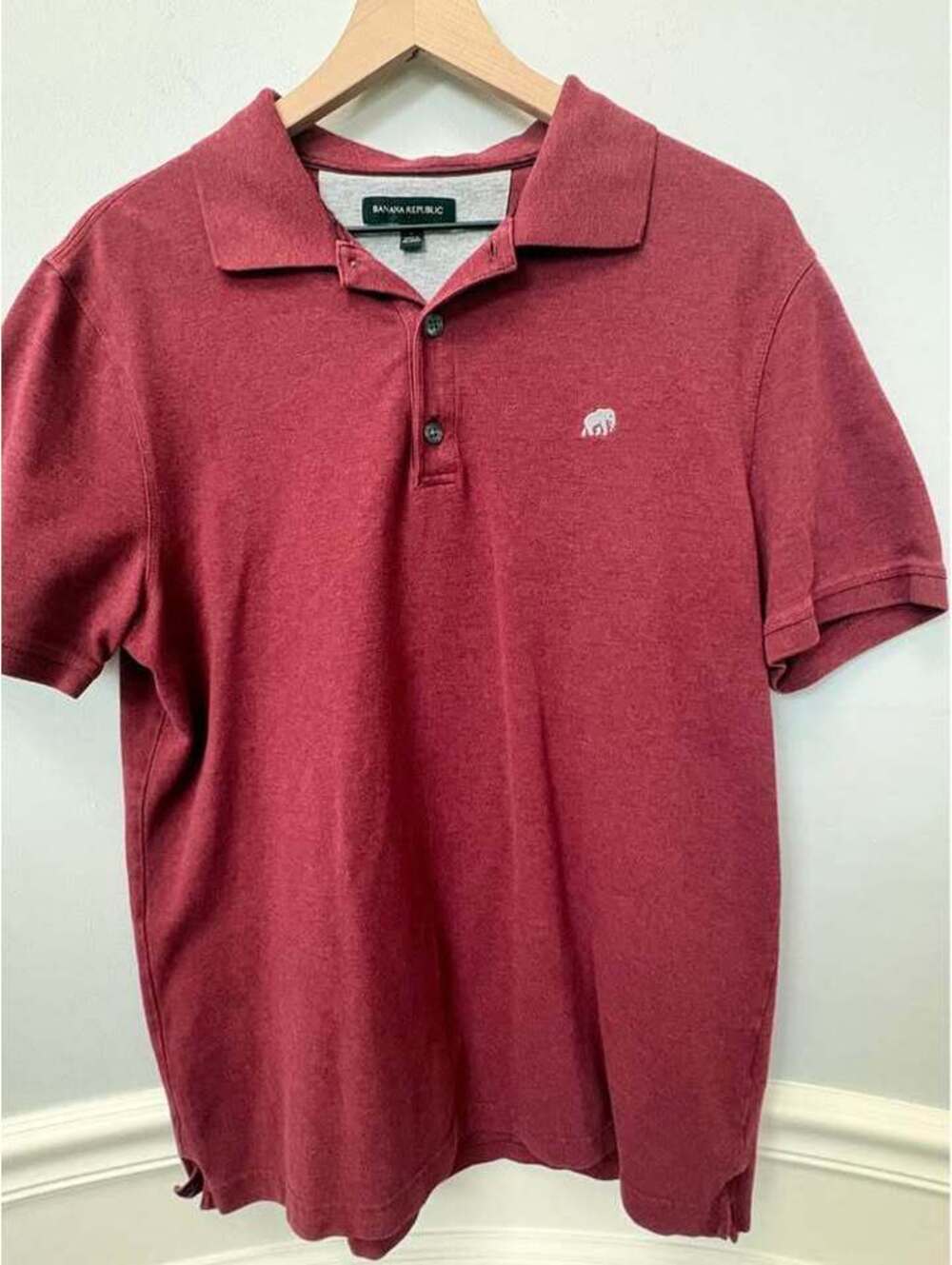 Wine Banana Republic Polo Shirt